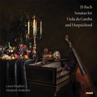 Front cover art for JS Bach Sonatas for Viola da Gamba and Harpsichord