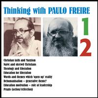Front cover art for Thinking with Paulo Freire