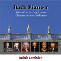 Front cover art for Bach Piano 1