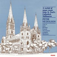 Front cover art for A Recital of organ music from St. Paul's Cathedral Melbourne