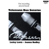Front cover art for Telemann Duo Sonatas