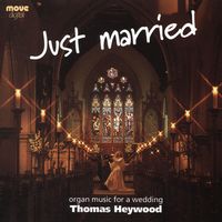 Front cover art for Just Married – organ music for a wedding