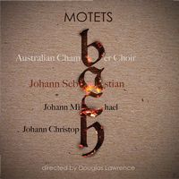 Front cover art for Bach Motets
