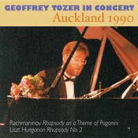 Front cover art for Geoffrey Tozer in Concert: Auckland 1990