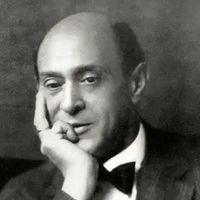 Photograph of Arnold Schoenberg