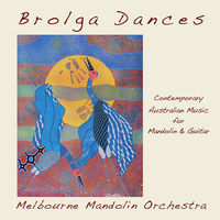 Front cover art for Brolga Dances Front cover art for Brolga Dances