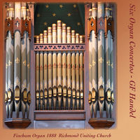 Front cover art for Six Organ Concertos - G. F. Handel Front cover art for Six Organ Concertos - G. F. Handel