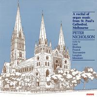 Front cover art for A Recital of organ music from St. Paul's Cathedral Melbourne