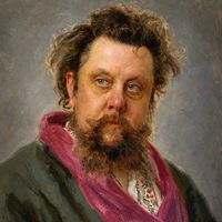 Photograph of Modest Mussorgsky Photograph of Modest Mussorgsky