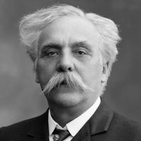 Photograph of Gabriel Fauré Photograph of Gabriel Fauré