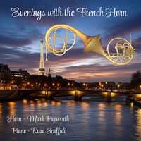 Front cover art for Evenings with the French Horn Front cover art for Evenings with the French Horn
