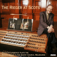 Front cover art for The Rieger at Scots' Front cover art for The Rieger at Scots'